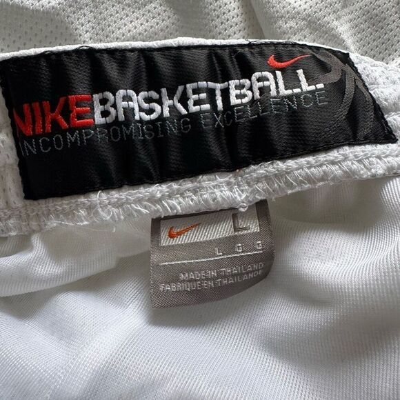 Nike Vitnage Y2K Silky Mesh Dazzle Side Stripe Basketball Shorts Size L - Picture 5 of 6